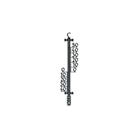 Dr.Friedrichs muurthermometer zwart 47cm