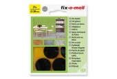 Fix-o-moll viltglijder rond 28mm bruin 24 stuks