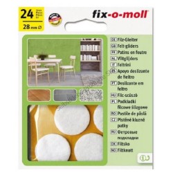 Planeur en feutre Fix-o-moll rond 28mm blanc