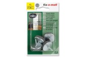 Fix-o-moll parketglijders wol rond 28mm 4 stuks