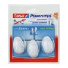 Tesa crochet S ovale blanc