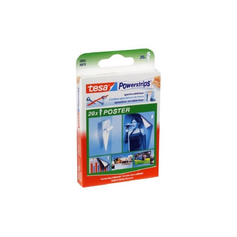 Tesa powerstrips voor posters 20 st