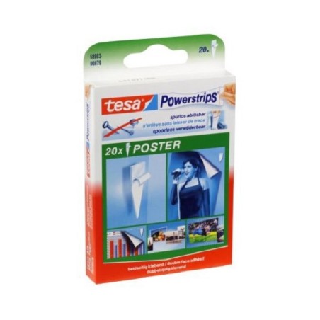 Multiprises Tesa pour affiches 20 pcs