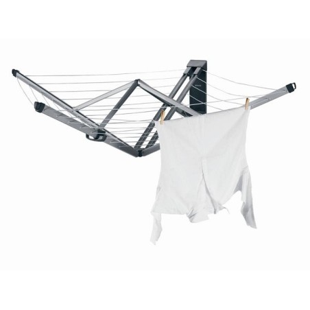 Brabantia wanddroogmolen Wallfix grijs 25mtr