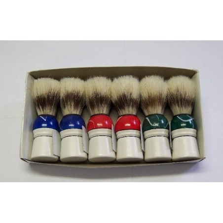 Boîte de 6 blaireaux de rasage