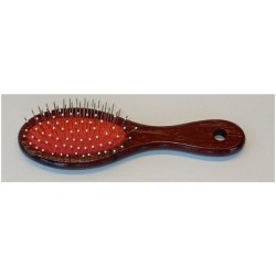 Brosse à cheveux 16,5cm ovale petit bois 309p