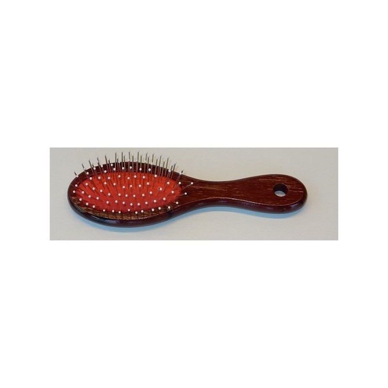 Brosse à cheveux 16,5cm ovale petit bois 309p