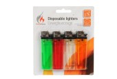 Briquet jetable 4 pièces