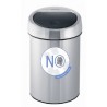 Brabantia Touch Bin 3 litres en acier mat résistant aux empreintes digitales
