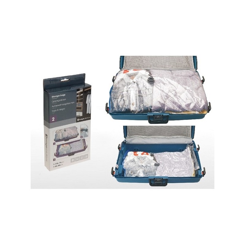Sacs de rangement sous vide, lot de 2 pièces
