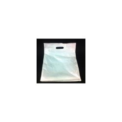 Draagtassen dkt wit 45x50cm 50my 500st