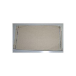 Torchon écru avec bordure bleue 10 pièces