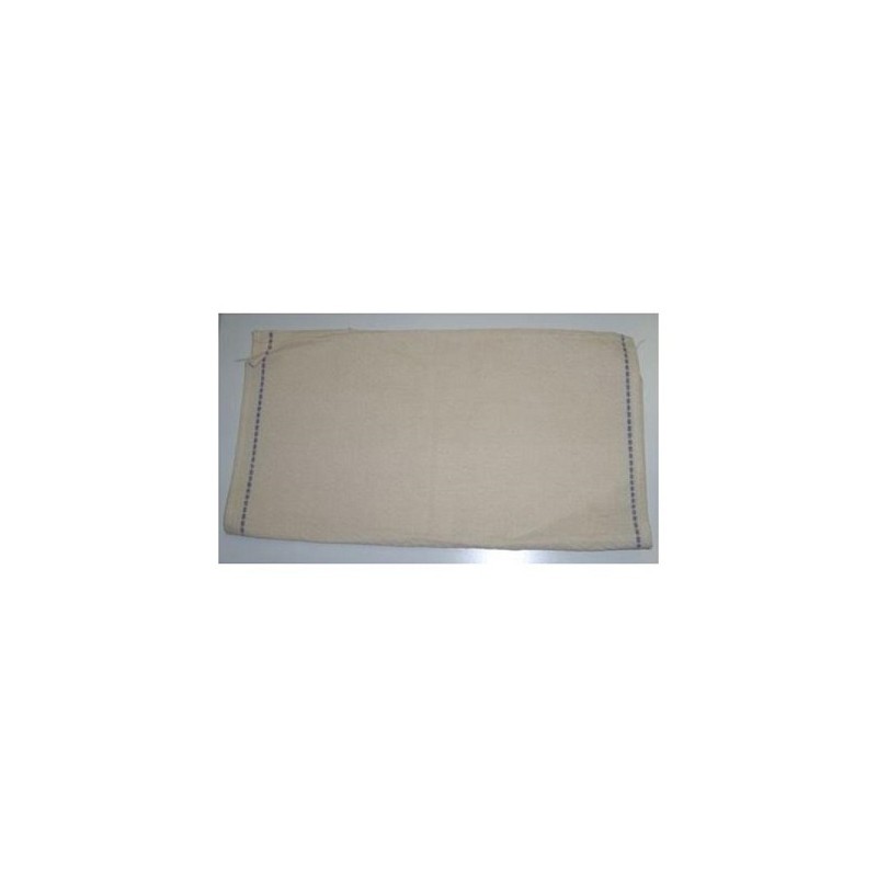 Schoteldoek ecru met blauwe rand 10 stuks