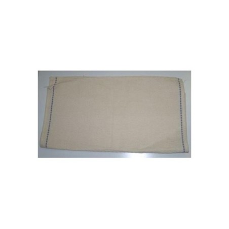 Schoteldoek ecru met blauwe rand 10 stuks