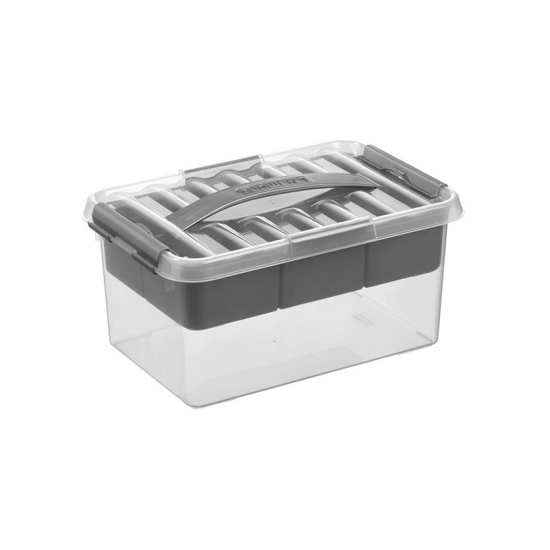 Sunware Qline Multibox 6 liter met inzet 30,7x20x14,3cm