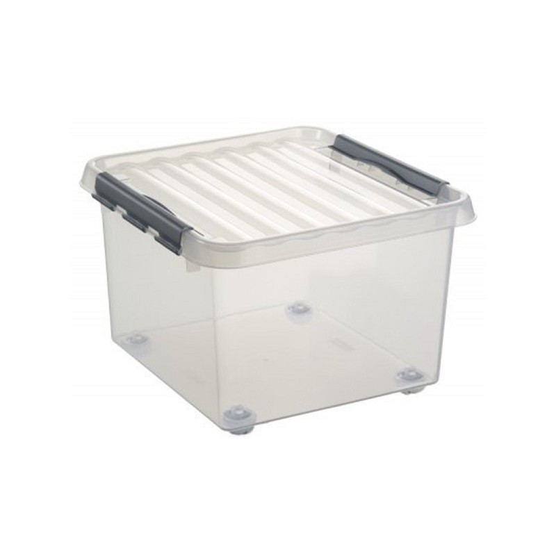 Sunware Q-line Rollerbox sur roulettes 26 litres 40x40x28 cm