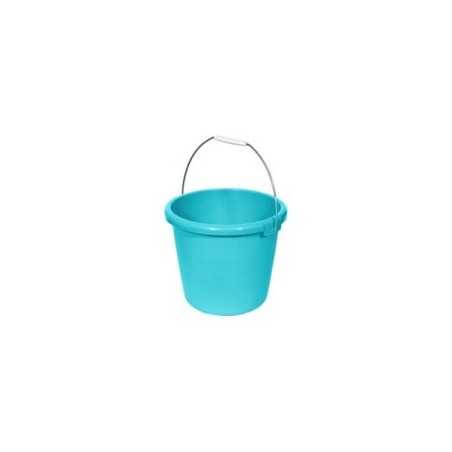 Curver Emmer 10 liter met stalen hengsel molokai blauw diameter 29,5x25,5cm