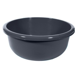 Curver Cuve à vaisselle ronde 10,5 litres anthracite diamètre 36xH16cm