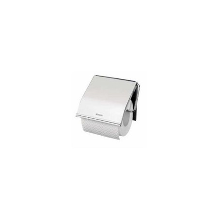 Brabantia Porte-rouleau de papier toilette acier brillant 12,3x1,7x13,2cm