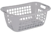 Sunware Basic panier à linge bas gris 55x38x22,5cm
