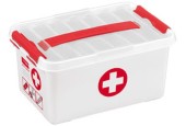 Sunware Q-line trousse de premiers secours 6 litres blanc/rouge 30x20x14cm