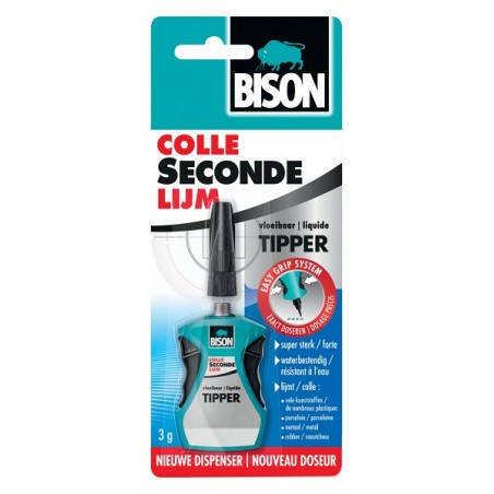 Bison secondelijm met tipper 3 gram