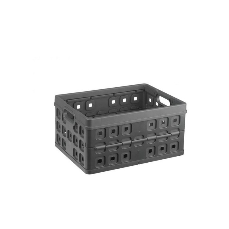 Sunware Square Caisse de courses 32 litres anthracite 49x36x24,5cm