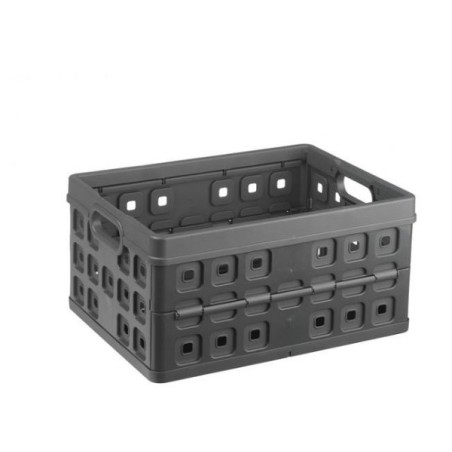 Sunware Square Caisse de courses 32 litres anthracite 49x36x24,5cm