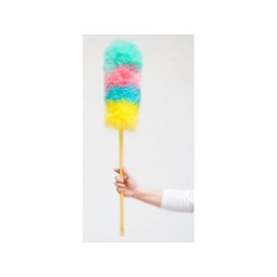 Plumeau met uitschuifsteel 80-110cm