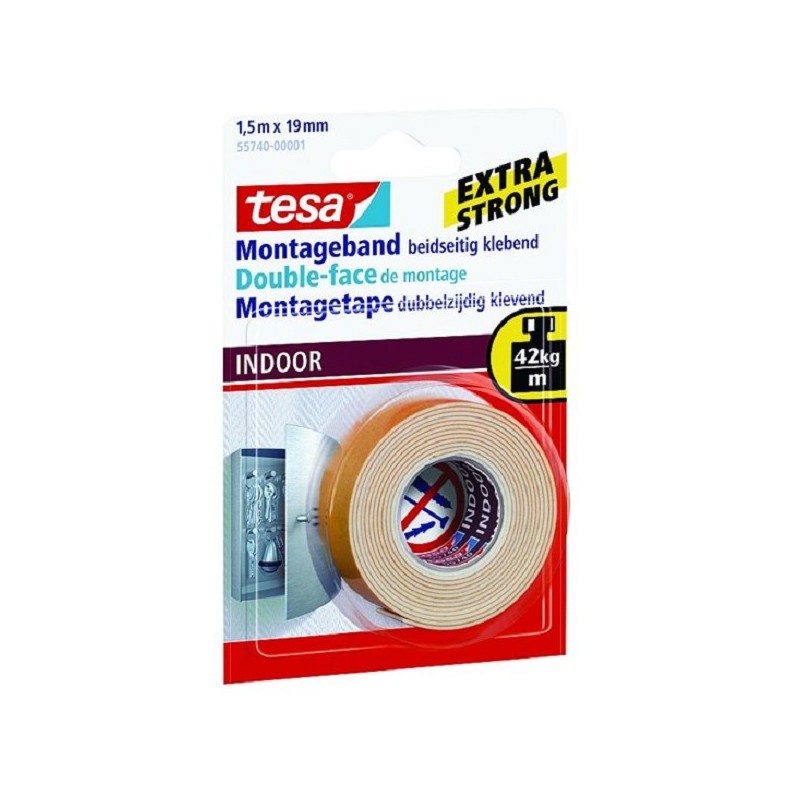 Tesa montagetape indoor 1,5 m