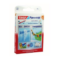 Multiprises Tesa Deco transparentes
