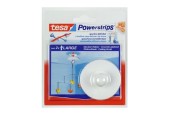 Tesa Crochet de plafond multiprises blanc