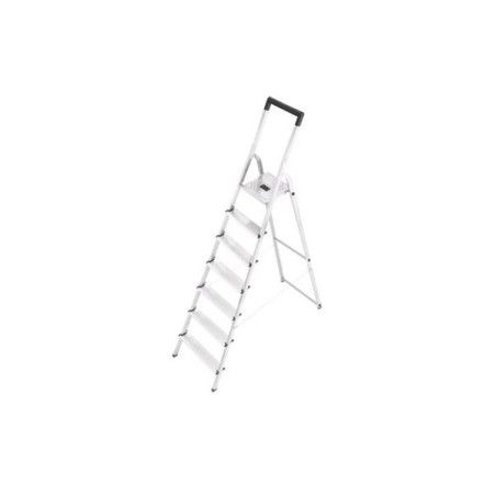 Hailo L40 escalier domestique 7 marches aluminium (6 marches + palier)
