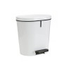 Sunware Zamora poubelle à pédale 8 litres blanc 28,5x23x28,5cm