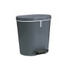 Sunware Zamora poubelle à pédale 8 litres anthracite 28,5x23x28,5cm