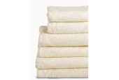 Washandje 15x21cm ivoor 6 stuks