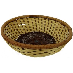 Panier bambou rond 22x7cm