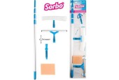 Sorbo Professional kit de nettoyage de vitres avec manche télescopique