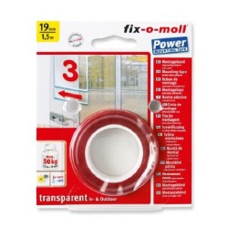 Ruban de montage Fix-o-moll ruban adhésif double face 1,5x19