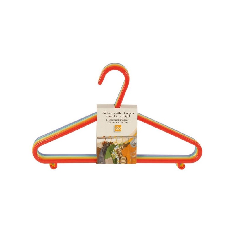 Cintres en plastique enfants 6 pcs