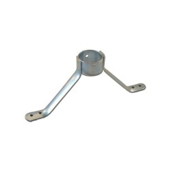 Bezemsteelhouder voor steel 28 mm metaal 18x7cm