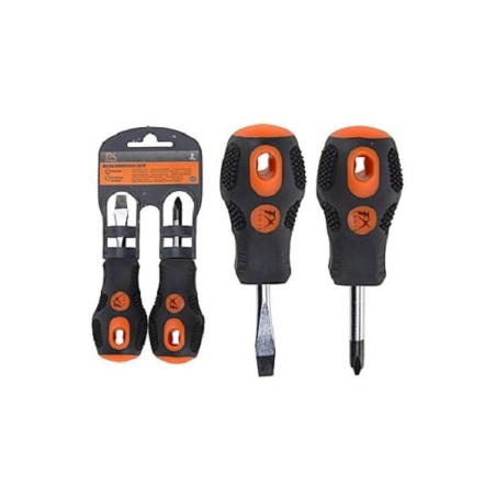 Schroevendraaierset 2 delig&nbsp; 1 philips en 1 sleufkop schroevendraaier