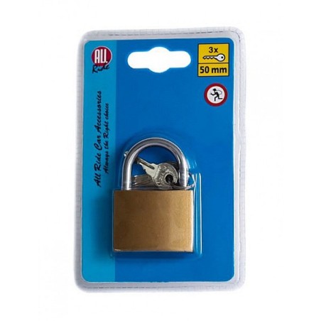 Hangslot 50 mm op blister