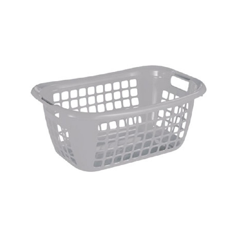 Sunware Basic panier à linge bas gris 65x45x27cm