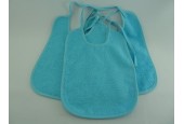 Bavoir 3 pcs 25x35 cm Turquoise