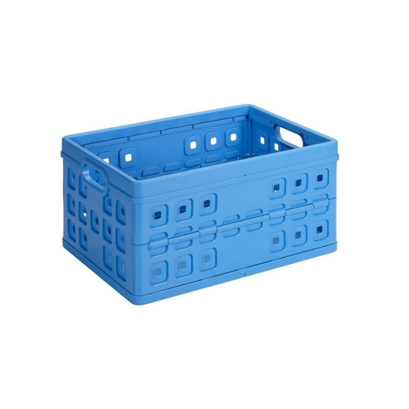 Sunware Square Caisse à provisions 46 litres bleu 54x38x26,5cm