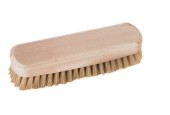 Brosse à cirer les chaussures cheveux 16 cm cheveux blancs