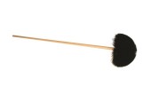 Poils épais avec manche en bois laqué 80 cm