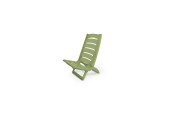 Adriatic Chaise de plage pliante en plastique 80x38cm vert