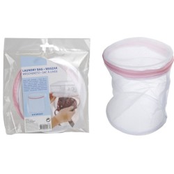 Sac à linge rond 16x20 cm blanc